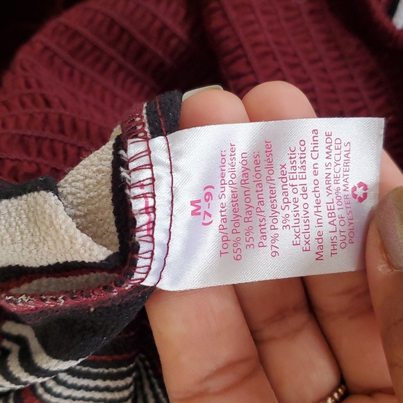 Wide Leg Scrunch Top Jumpsuit (No Boundaries) - Size M - Picture 5 of 6